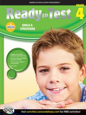 cover image of Ready to Test, Grade 4